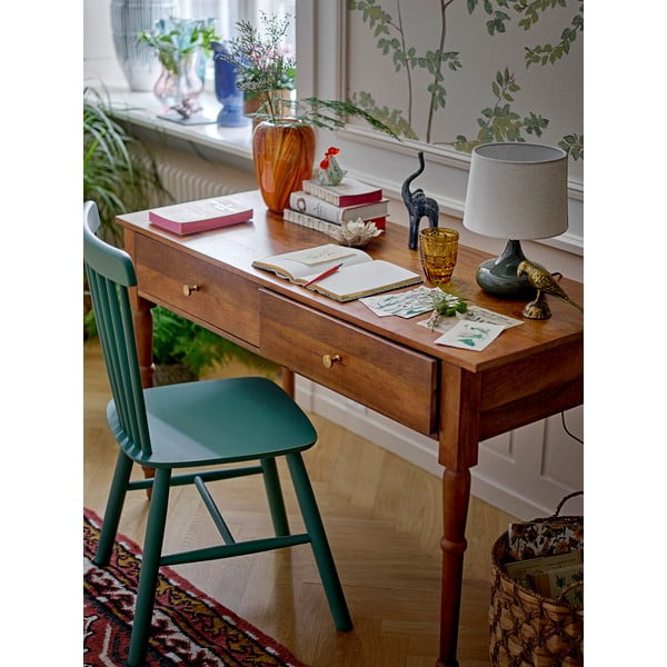 Tamno zelena stolna lampa s tekstilnim sjenilom (visina 28 cm) Loa – Bloomingville-image-3