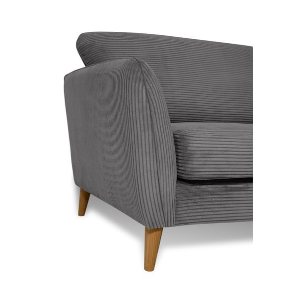 Tamno siva sofa od samta 170 cm Paris – Scandic-image-4