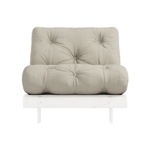 Fotelja / ležaj Karup Design Roots White/Linen Beige-image-3