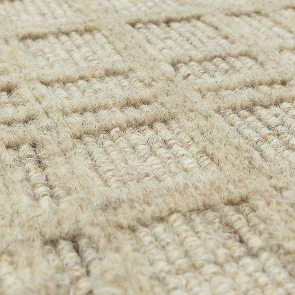 Krem ručno rađen tepih od mješavine vune 200x290 cm Thatch Sand – Asiatic Carpets-image-3