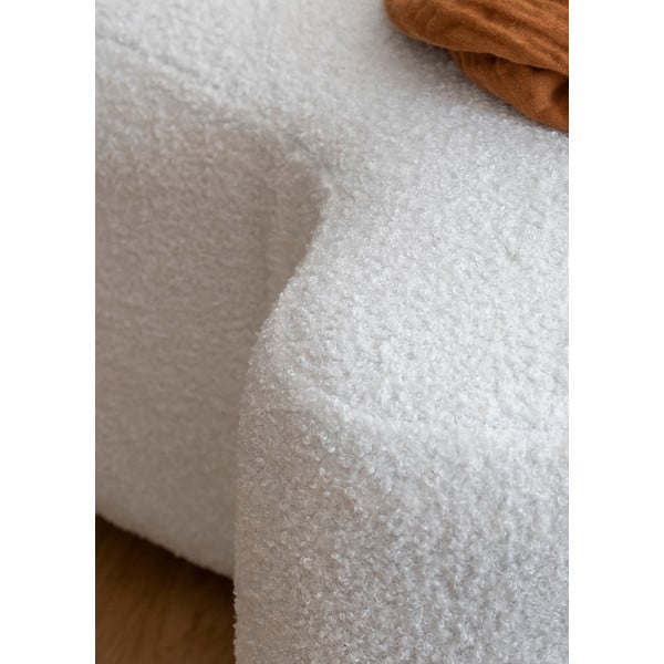 Bijeli tabure od bouclé tkanine Miuf – Miuform-image-4