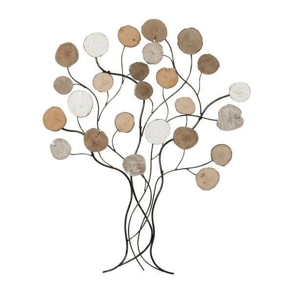 Zidna vješalica od jasenovog drveta Kare Design Autumn Tree