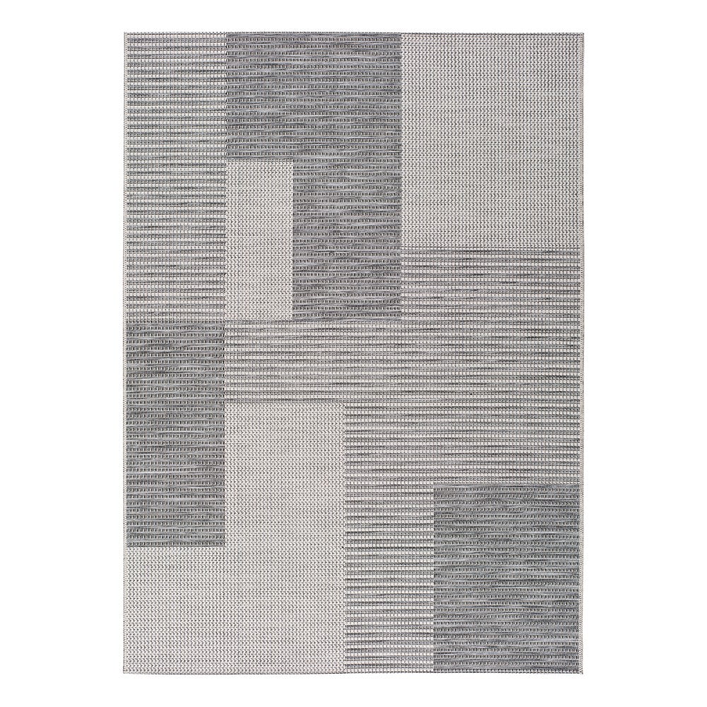 Sivi vanjski tepih Universal Cork Squares, 155 x 230 cm