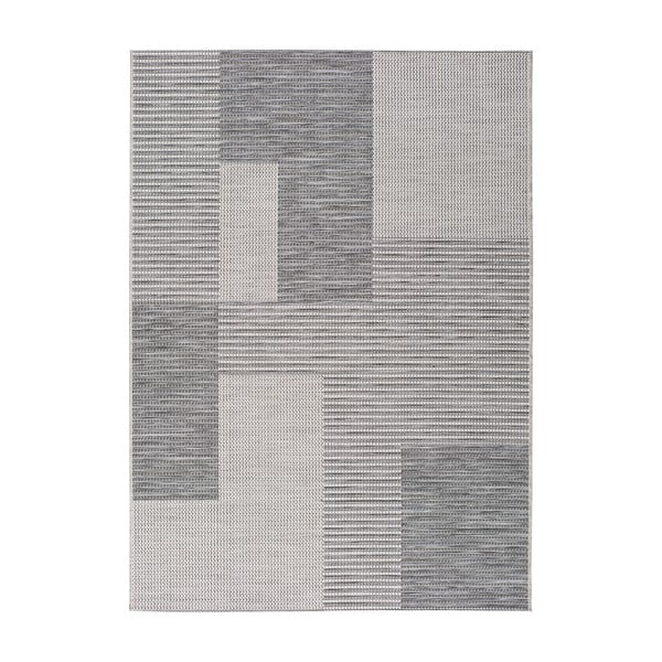 Sivi vanjski tepih Universal Cork Squares, 115 x 170 cm