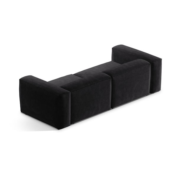 Tamno siva sofa od samta 264 cm Bergamo – Cosmopolitan Design-image-4