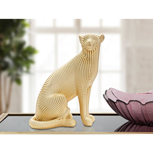 Statua u zlatnom dekoru Maura Ferrettija Leoparda-image-1