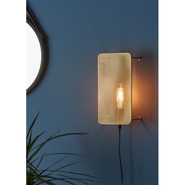 Zidna svjetiljka Markslöjd Mesh Wall Gold-image-3