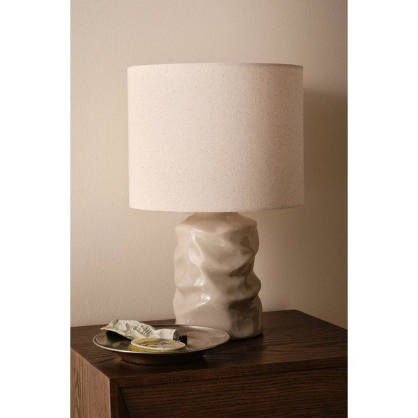 Siva stolna lampa keramička (visina 40 cm) Milera – Jotex-image-2