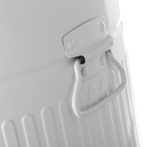 Bijela metalna kanta za smeće Casa Selección, 20 l-image-2