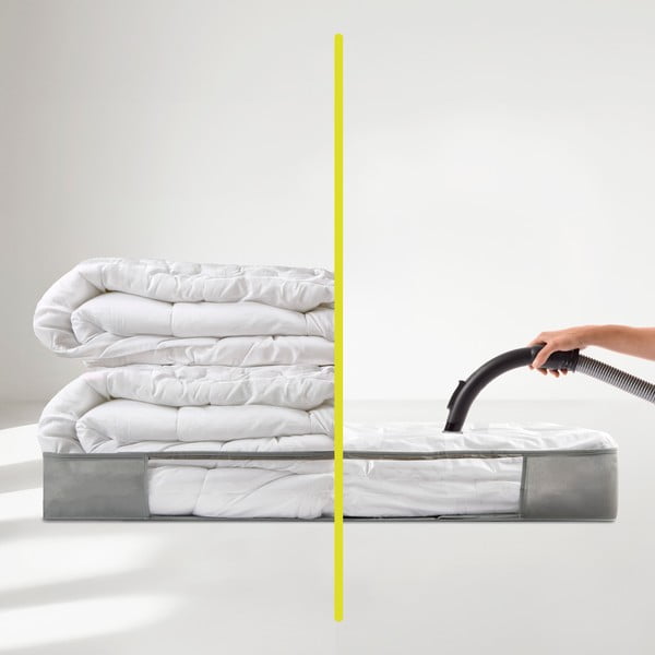 Vakuumska plastična kutija za ispod kreveta 105x45x15 cm – Homéa
