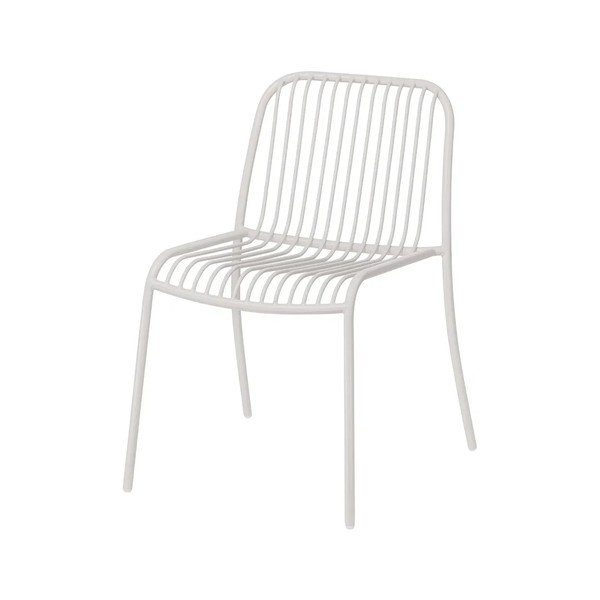 Svijetlo siva metalna vrtna stolica Yua Wire – Blomus