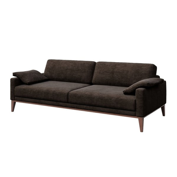 Tamnosmeđa sofa MESONICA Musso, 211 cm-image-1