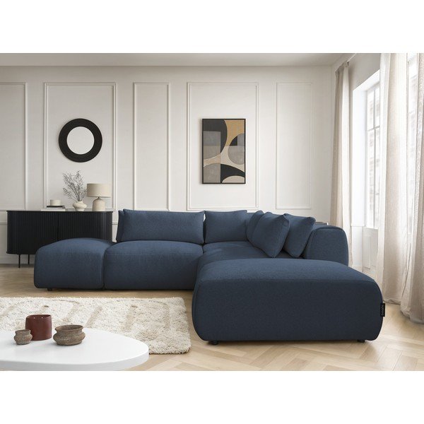Plava podesiva kutna garnitura Jana – Bobochic Paris-image-1