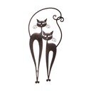 Smeđa zidna dekoracija Dakls Cats II