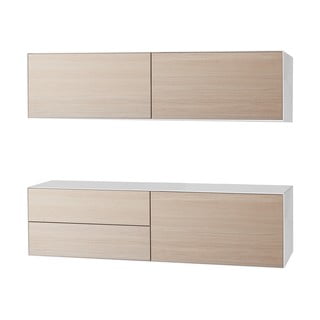 Niska komoda u dekoru hrasta u kompletu od 2 kom 180x46 cm Edge by Hammel - Hammel Furniture