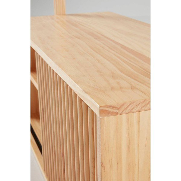 Set za hodnik od masivnog bora u svijetloj prirodnoj boji 108x200x42 cm Svanshall – Jotex-image-4