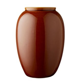Tamnonarančasta keramička vaza Bitz, visina 25 cm