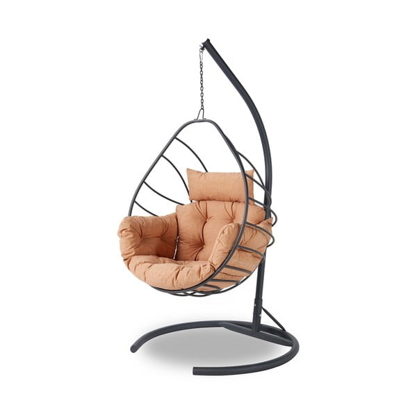Narančasta/siva viseća vrtna fotelja Anka – Floriane Garden-image-2