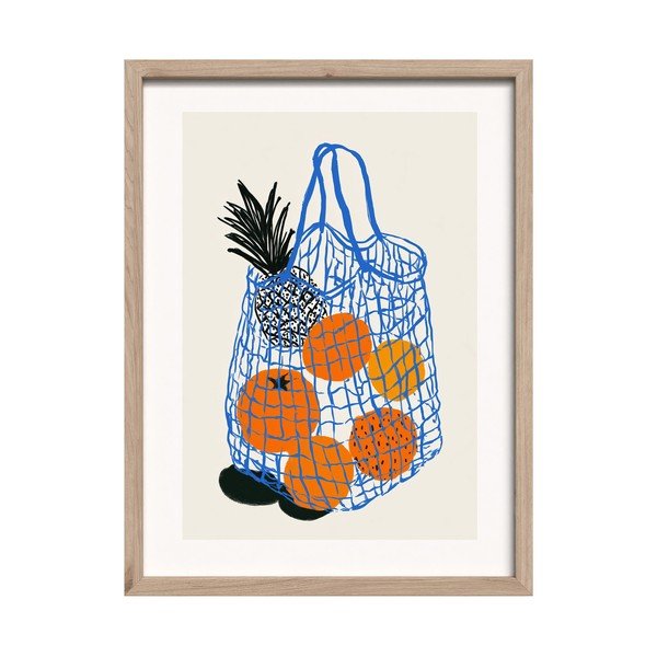 Tiskana slika s okvirom 30x40 cm Summer Fruit – Styler