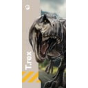 Sivi pamučan dječji ručnik 70x140 cm Jurassic World "Rebirth" – Jerry Fabrics