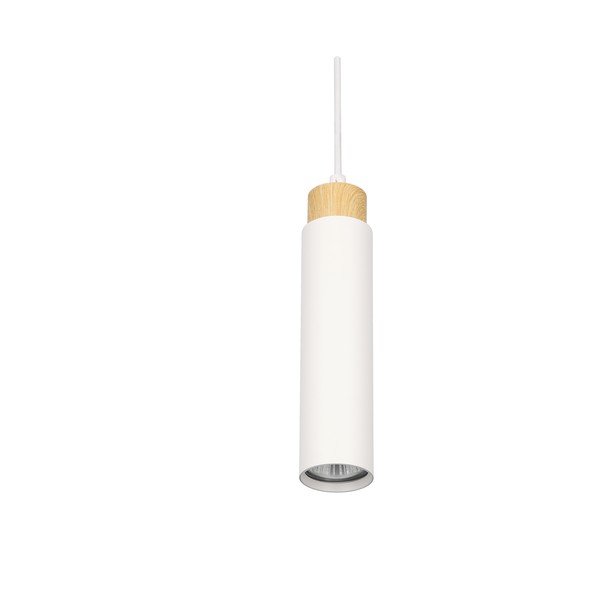 Bijela/u prirodnoj boji viseća svjetiljka s metalnim sjenilom Claro – Candellux Lighting-image-2
