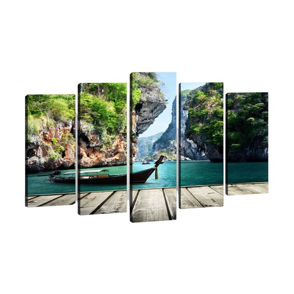 Set od 5 slika Tablo Center Rock