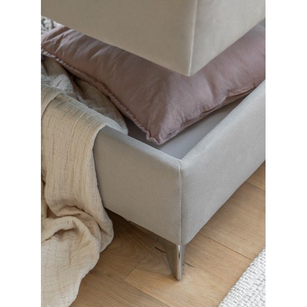 Žuta  baršunasti sklopiva/s prostorom za odlaganje kutna garnitura (s desnim kutom/u obliku slova L) Laurence – ELTAP-image-4