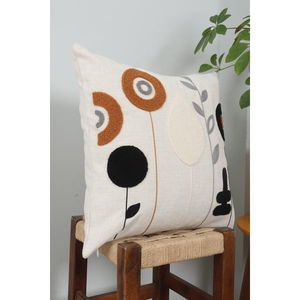 Lanena ukrasna jastučnica 43x43 cm Sunflower – Mioli Decor-image-2
