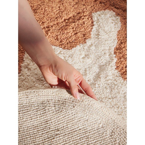 Narančasti/krem periv/ručno rađen pamučan dječji tepih 140x200 cm Snuggle Doro – Hanse Home-image-4
