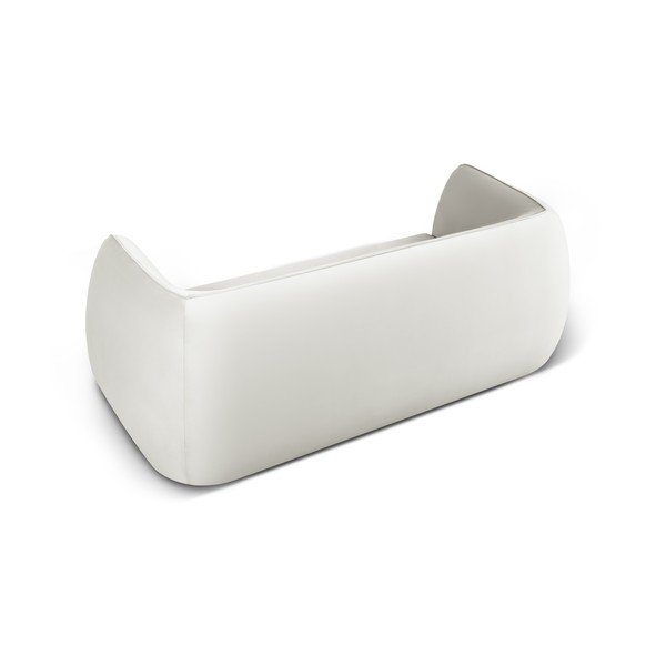 Bež baršunasti sofa 190 cm Lando – Micadoni Home-image-3