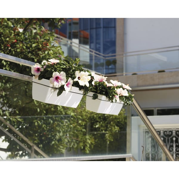 Samozaljevajući tegla za cvijeće od reciklirane plastike 50 cm Capri – Artevasi-image-1