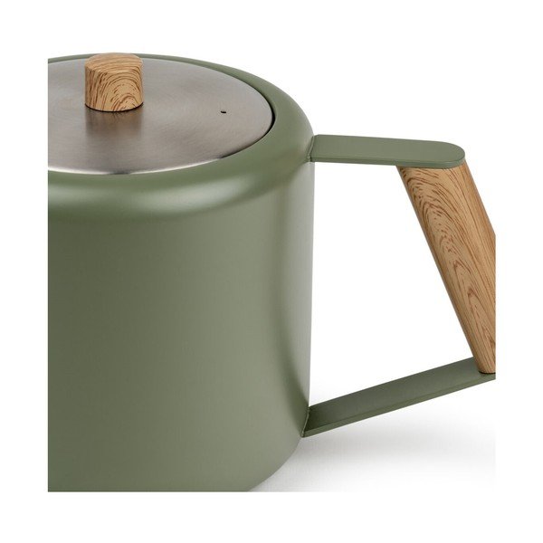 Zeleni čajnik od nehrđajućeg čelika 1,1 l Duet Boston – Bredemeijer-image-3