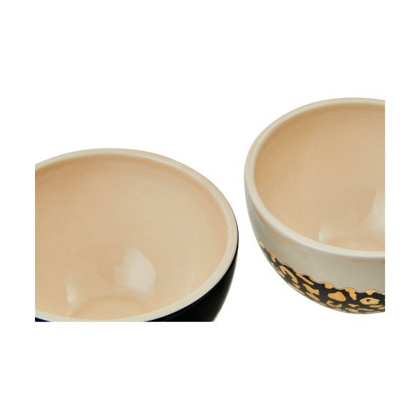 Krem/u zlatnoj boji zdjelice u setu 2 kom od kamenine 180 ml London – Premier Housewares-image-1