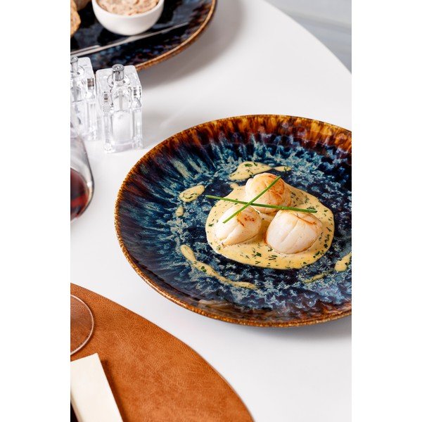 Smeđi porculanski tanjur ø 27 cm Resto – BonBistro-image-1