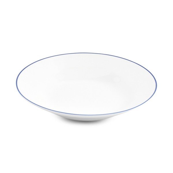Bijeli dubok porculanski tanjur ø 23 cm Basic White – BonBistro-image-1