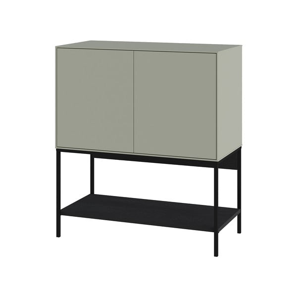 Zeleni/crni ormarić 80x90x40 cm Amira – Marckeric