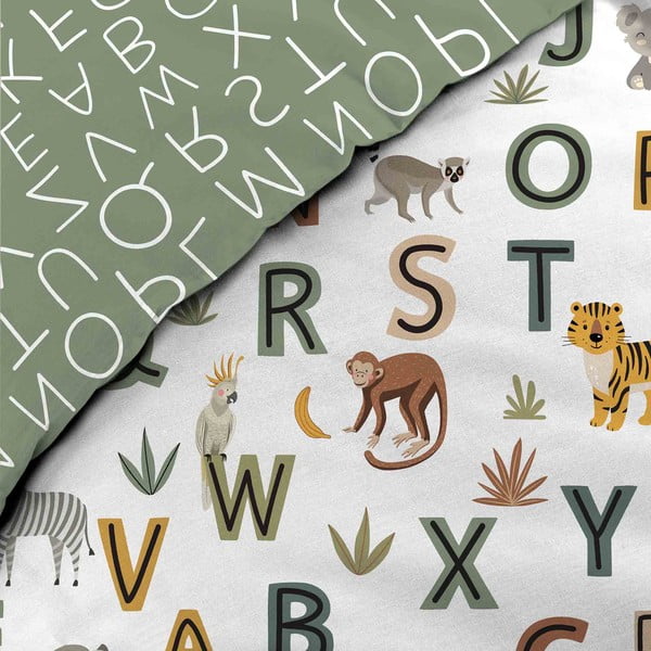 Pamučna dječja posteljina za krevet za jednu osobu 140x200 cm Tigry – douceur d'intérieur-image-2