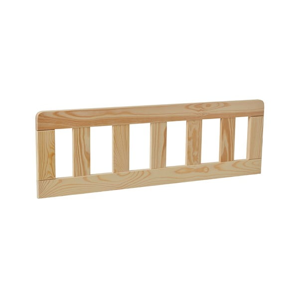 Set od 2 smeđe drvene pregrade za dječji krevetić Pinio Classic, 200 x 90 cm