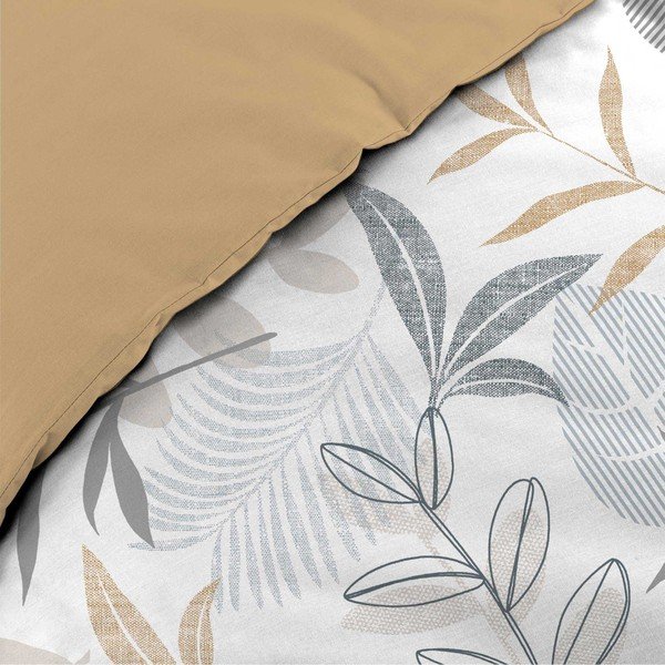 Žuta /bijela posteljina za bračni krevet/za produženi krevet 240x220 cm Kimberly – douceur d'intérieur-image-3