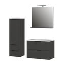 Antracitno sivi set namještaja za kupaonicu Crandon – Germania
