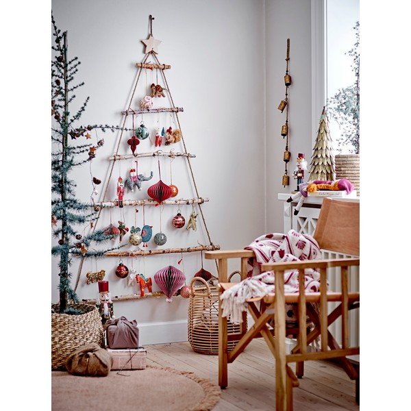 Stakleni božićni ukrasi u setu od 2 kom Loba - Bloomingville-image-1