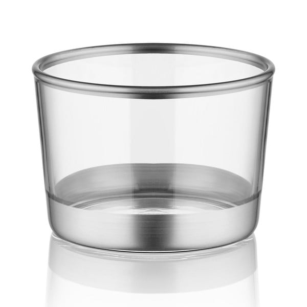 Set od 3 čašice Mia Glam Silver, ⌀ 8 cm