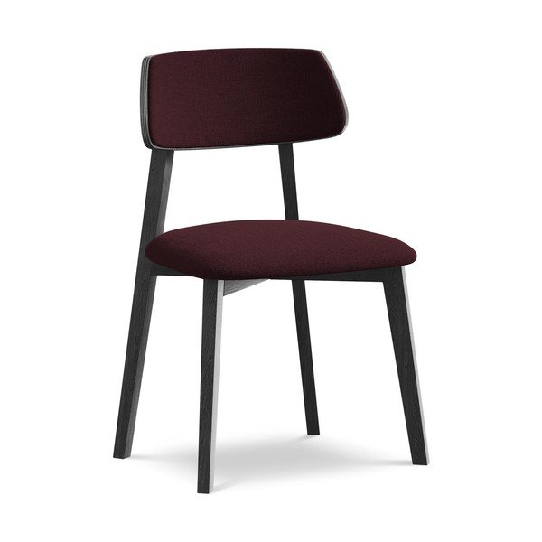 Bordo blagovaonska stolica od masivnog drveta Niu – Makamii