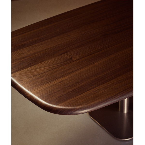 Blagovaonski stol u dekoru oraha 110x220 cm Melvar – Kave Home-image-2