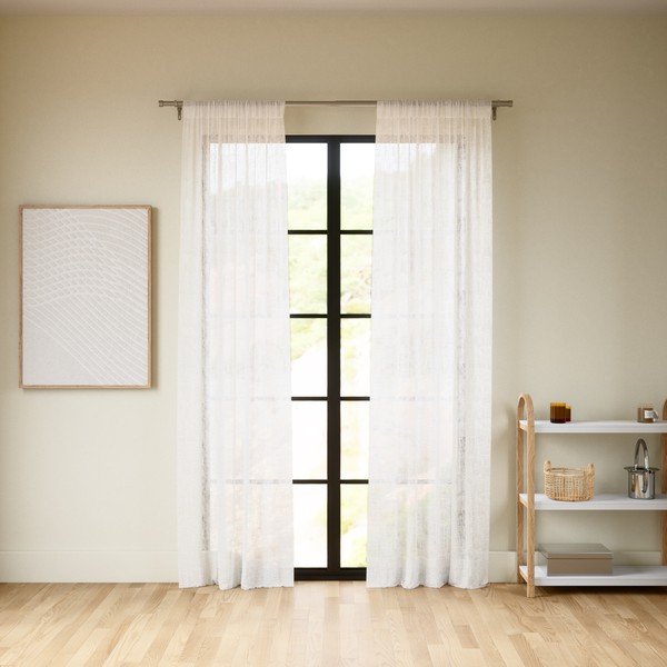 Bijele zavjese u setu od 2 kom 132x213 cm Sheera - Umbra-image-3