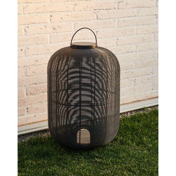 Crna LED stolna lampa s mogućnosti zatamnjivanja (visina 55 cm) Saranella – Kave Home-image-1