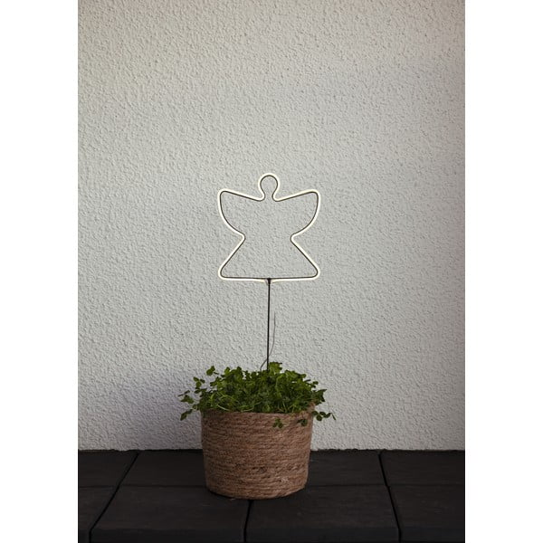Crni svjetlosni ukras s božićnim motivom Neon Angel – Star Trading-image-2