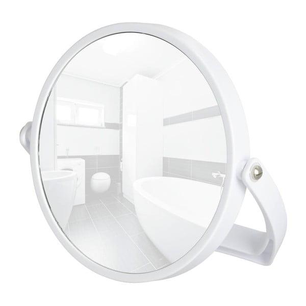 Bijelo kozmetičko stolno zrcalo Noale, ø19 cm