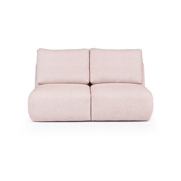 Svijetlo ružičasta sofa od bouclé tkanine 164 cm Mirel – Rodier