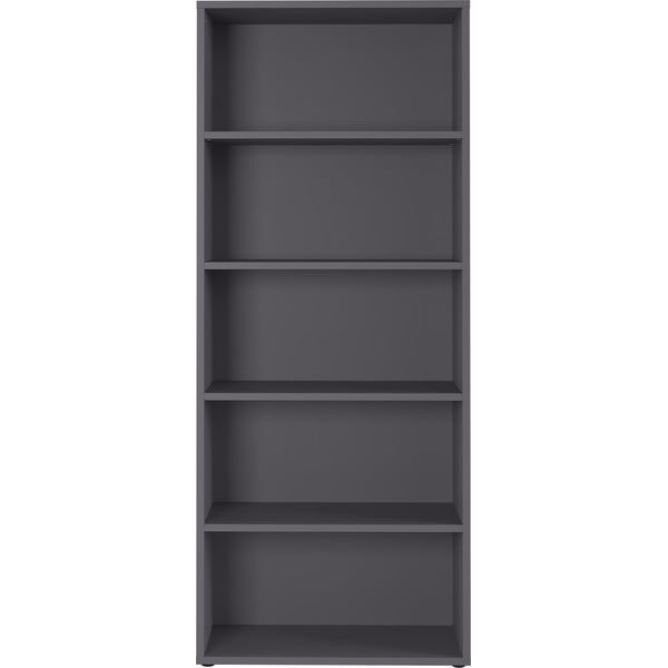 Antracitno siva biblioteka 80x197 cm Agenda – Germania